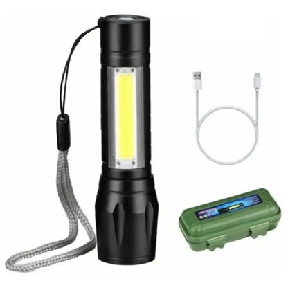 Linterna USB multiuso recargable