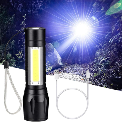 Linterna USB multiuso recargable